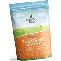 Los mejores  - Cúrcuma en Polvo Orgánico de TheHealthyTree Company - Vegano- Excelente en Sopas- Zumos- Curry y Platos Vegetarianos…